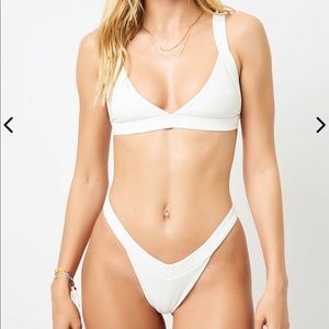 White frankies bikini NWOT